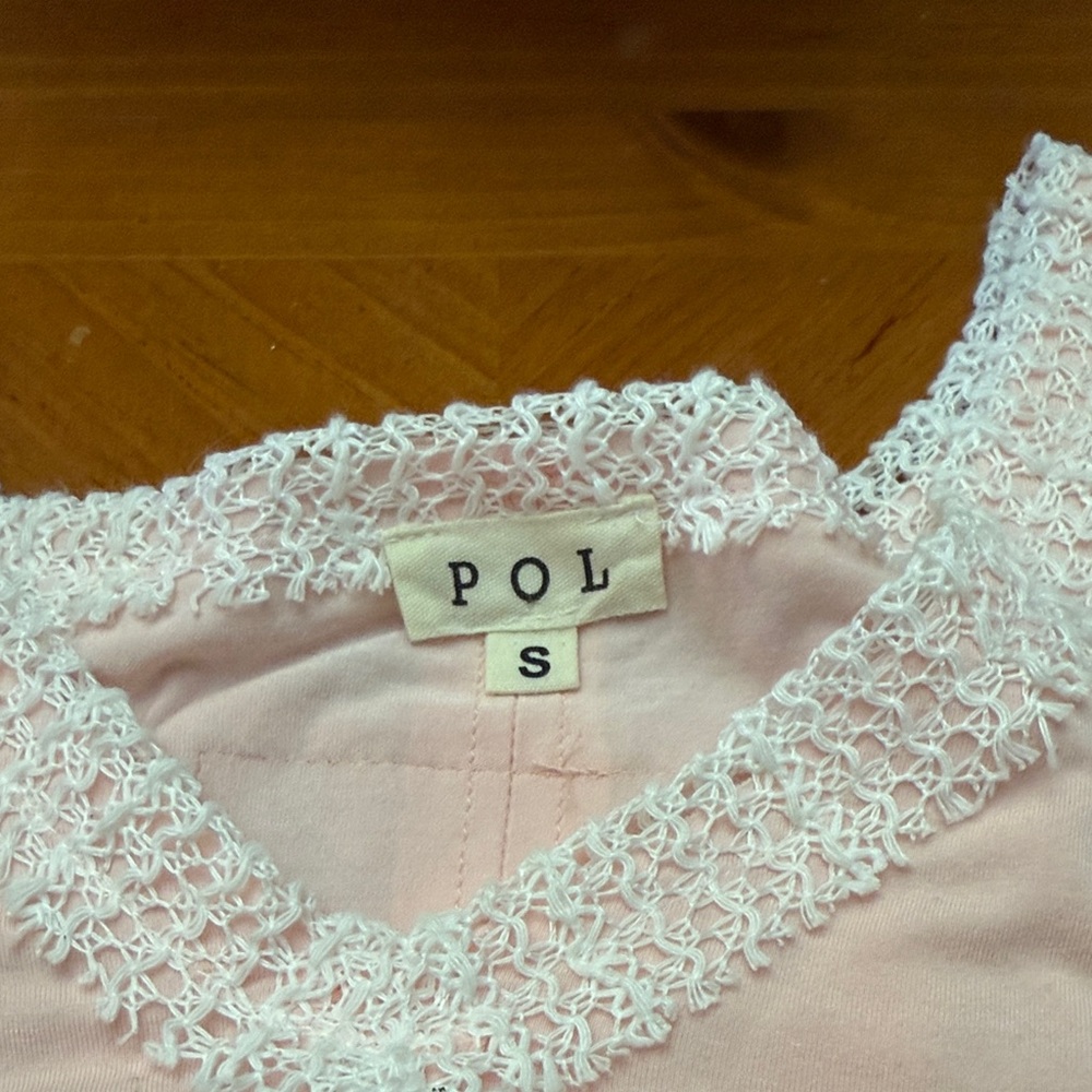 Pol Pink And White Patchwork Blouse - image 7